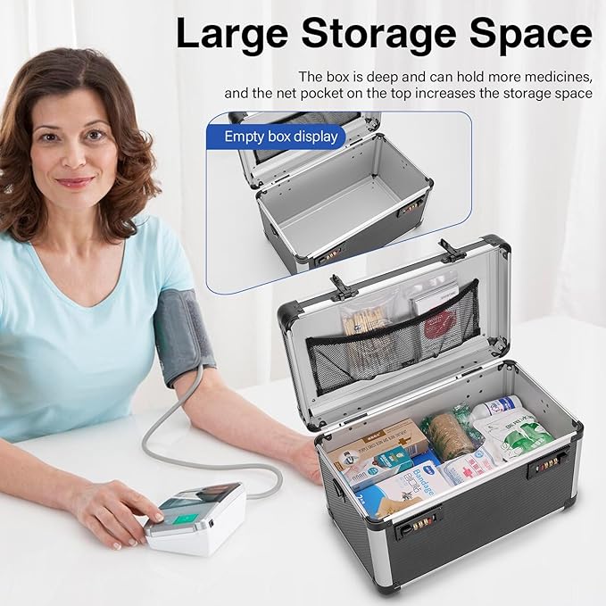 Medicine Lock Box with Combination Lock - Image 6