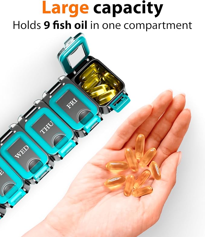 Weekly Pill Organizer 1 time a Day – Pill Box 7 Day - Image 5