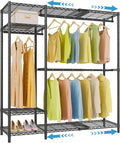 VIPEK X20 Expandable Metal Clothing Rack Adjustable from 3'3" to 4'8" Heavy by VIPEK