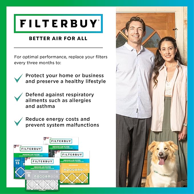 Filterbuy 15.75x27.63x3.50 Air Filter MERV 11 Superior Pet & Allergy Defense - Image 7