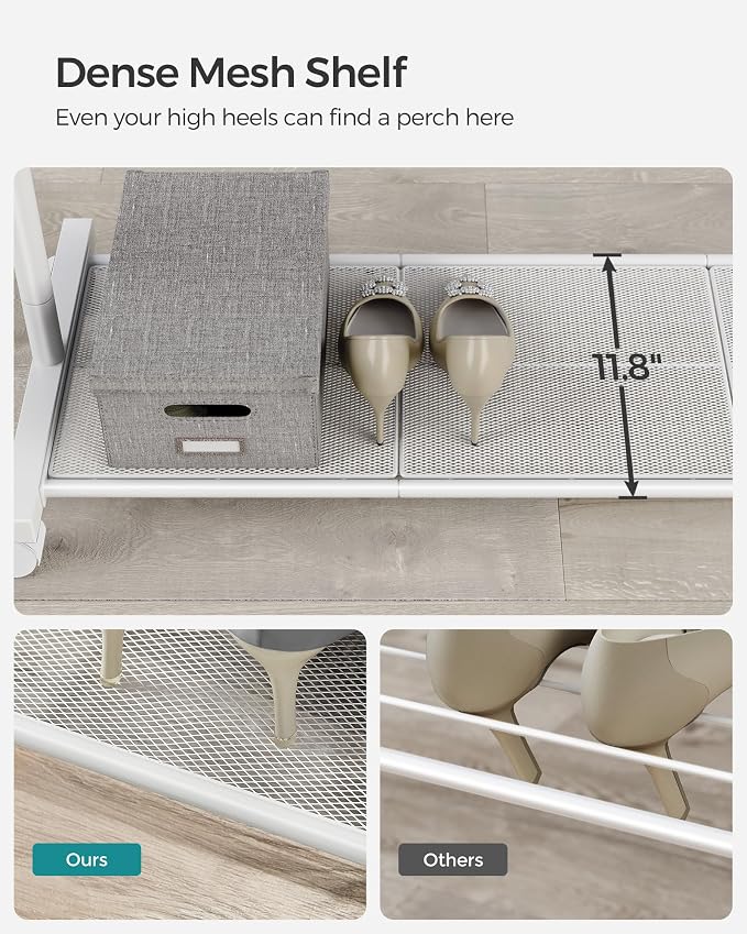 SONGMICS Clothes Rack with Wheels, Clothing Rack - Image 6