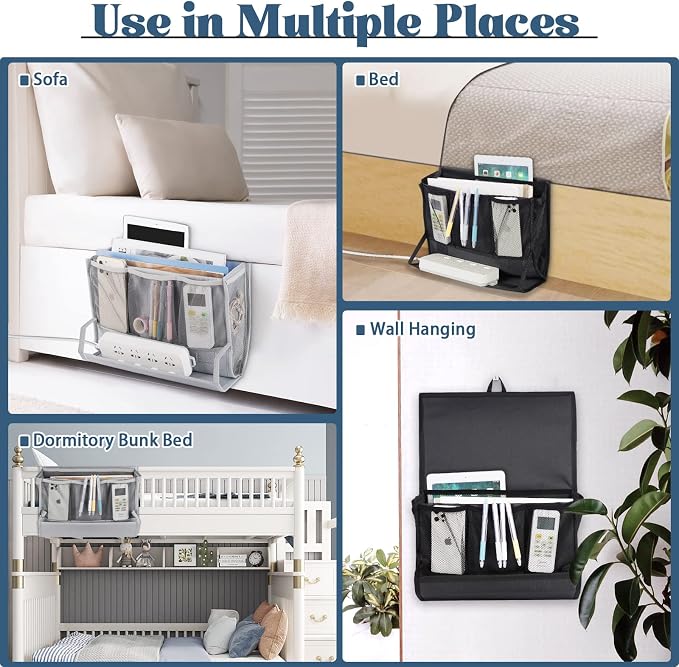 Bedside Caddy Bedside Storage Organizer Bedside Organizer - Image 6