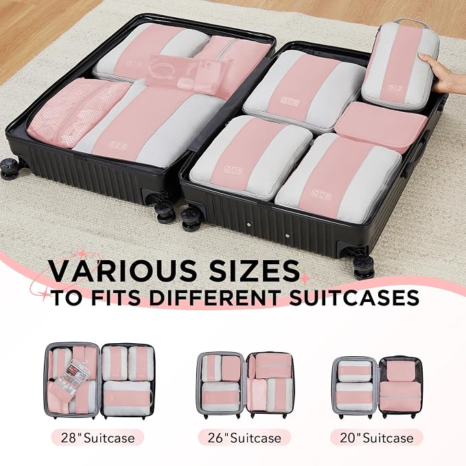 10 Set Compression Packing Cubes - Image 7