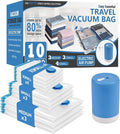 10 Pack Travel Vacuum Storage Bags by CozyEssential
