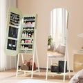 6 LED Mirror Jewelry Cabinet by SKKTKT