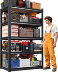 71"H Garage Shelving-5-Tier Heavy Duty Storage Shelves, Adjustable Metal by Unknown