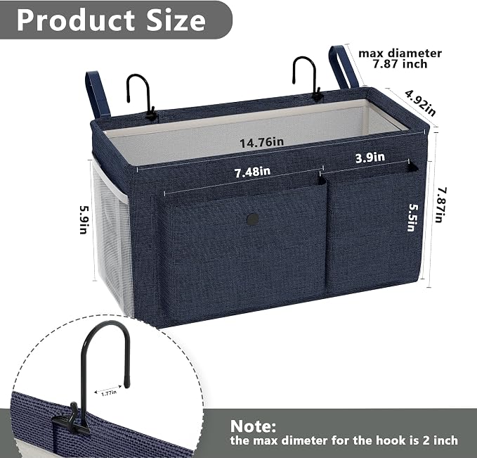 Bedside Caddy Bedside Organizer - Image 2