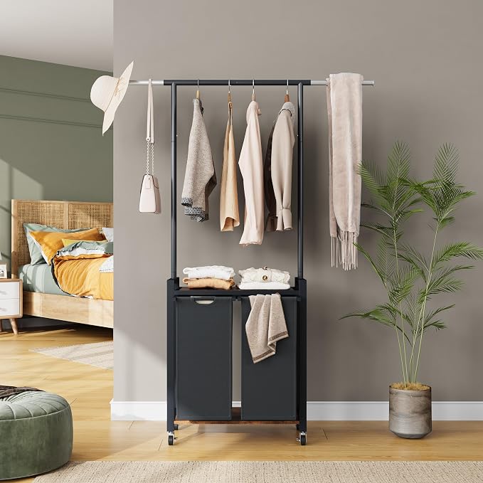 GarveeHome Rolling Laundry Cart - Image 3