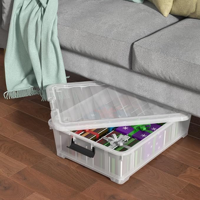 25 Quart Clear Underbed Storage Bins - Image 4