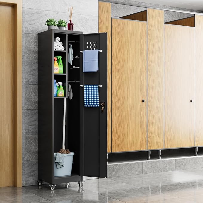 Aobabo 72" H Garage Storage Cabinet - Image 8