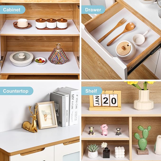 Self Adhesive White Shelf Liner - Image 7