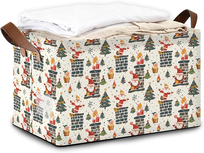 Christmas Tree Gift Storage Bin by Oeaskly