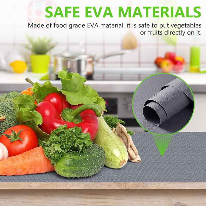 Shelf Liners for Kitchen Cabinets Refrigerator Liners Waterproof & Oil-Proof - Image 5