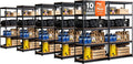 HOMEDANT 5-Tier Laminated Boltless Heavy Duty Metal Shelving Unit Adjustable by TheBestOrganizingSolution