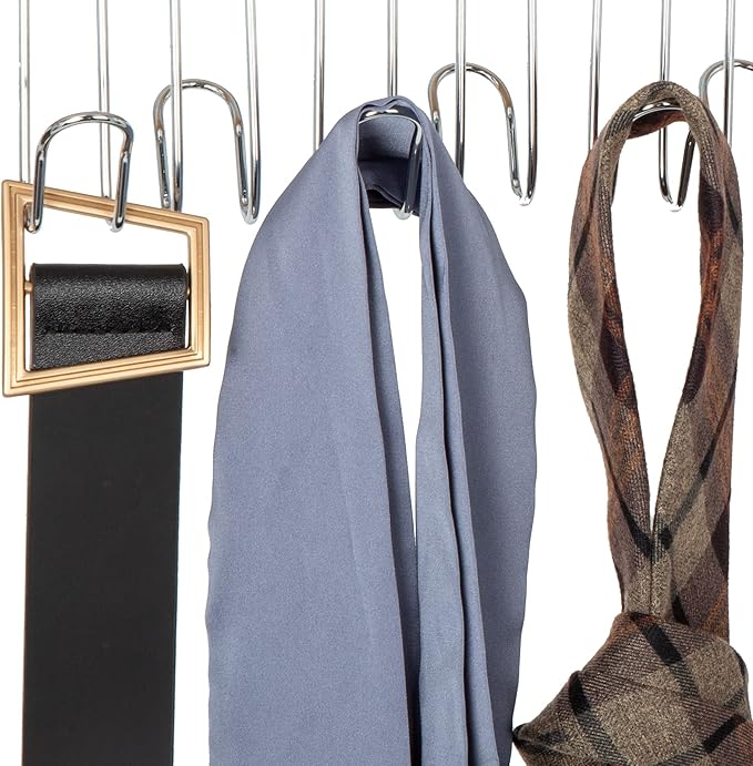Amazon Basics Wooden Belt Hanger - Image 2