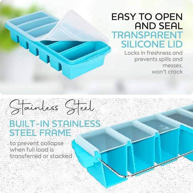 1/2 Cup Silicone Freezer Tray - Image 2