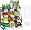 4-Tier Black Stackable Candy Display Rack, Snack Organizer by Unknown