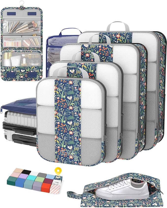 8 Set Compression Packing Cubes by OlarHike