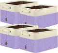 BALEINE 4 Pack Fabric Storage Bins by BALEINE