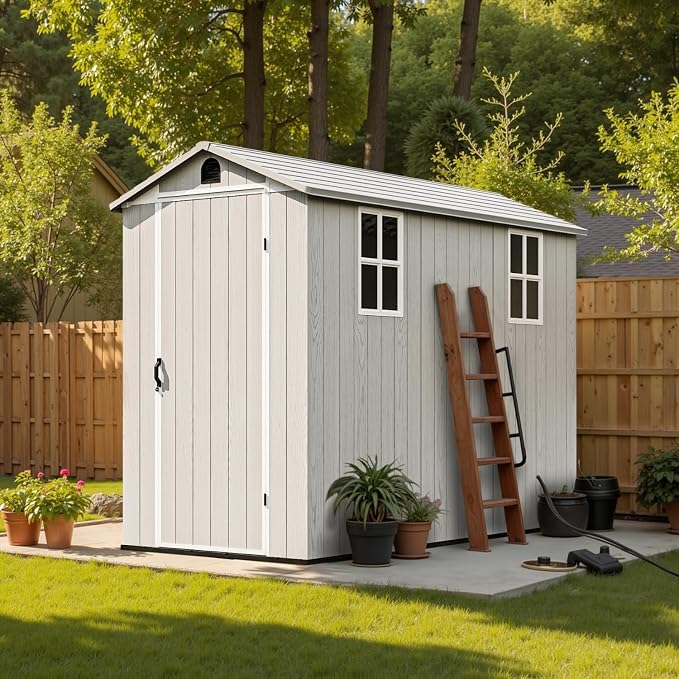 Patiowell 4x8 FT Outdoor Storage Shed - Image 4