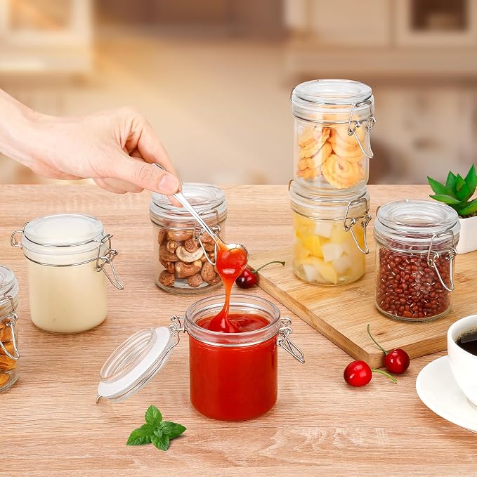 12 Pack Spice Jars, 8 oz Glass Containers - Image 5