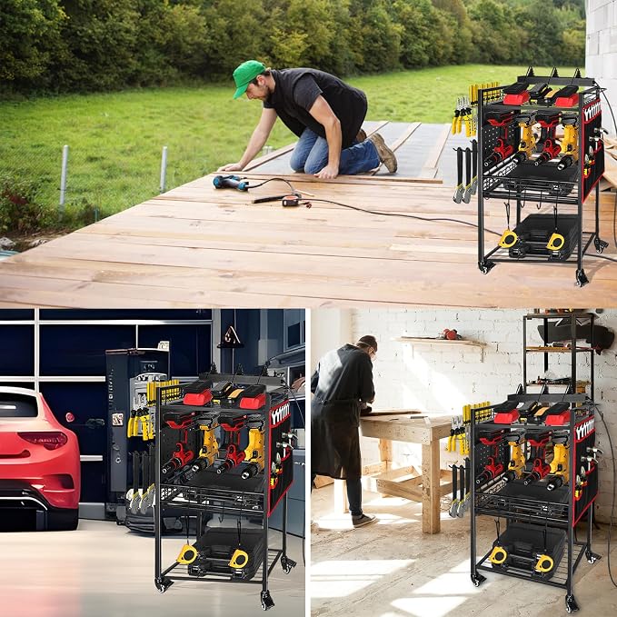 Garage Power Tool Organizer Cart - Image 7