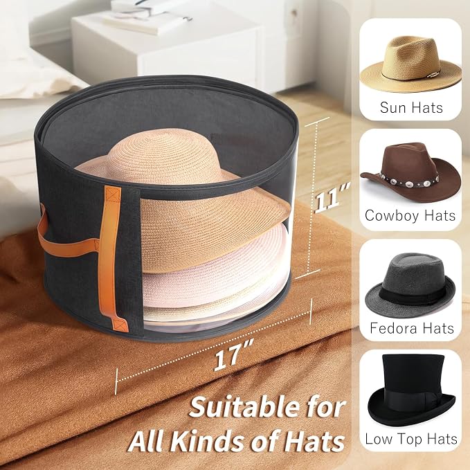 Oversized Clear Hat Storage Box - Image 4