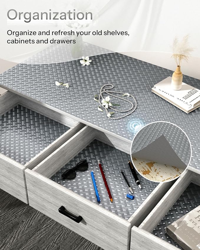 Shelf and Drawer Liner for Kitchen Cabinet, Non-Adhesive 24in x 240in - Image 5