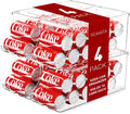 4 Pack Stackable Refrigerator Organizer, Soda Can Dispenser Pop Cans Container by Tidyyourlife