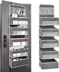 Bathroom Organizers and Storage, 6 Shelf of Reinforcement Anti-Tilt can Bear by Unknown
