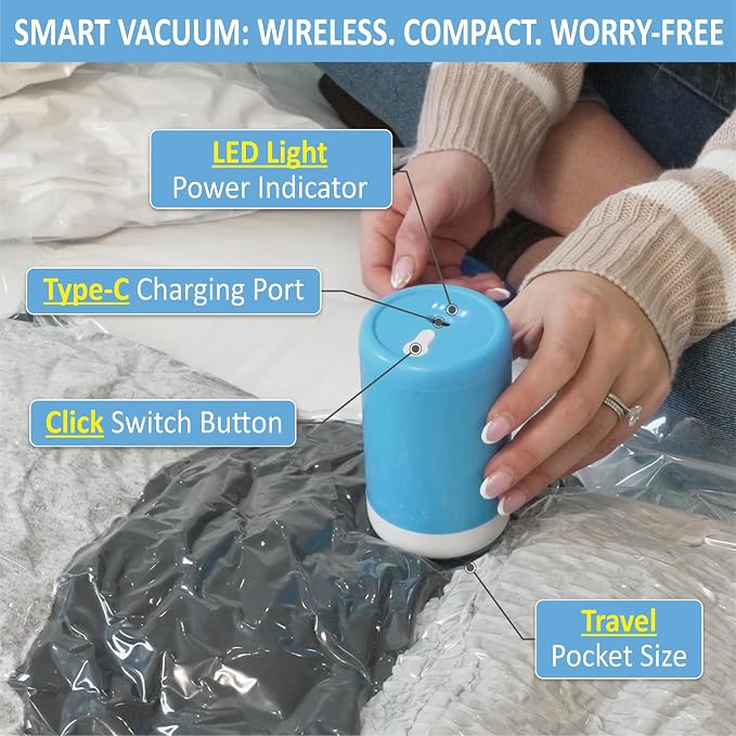 12 Pack Travel Vacuum Storage Bags - Image 5