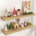 Floating Shelves for Wall, Engineered Wood Wall Shelves by Venusmiles