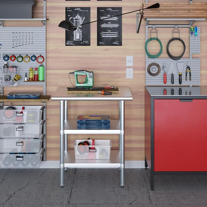 AmGood Stainless Steel Work Table - Image 7