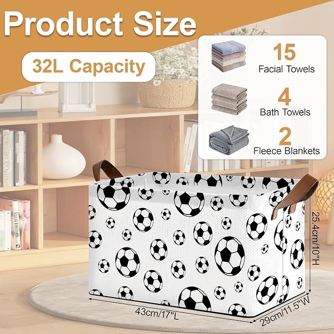 Black Soccer Football Storage Bins - Image 2