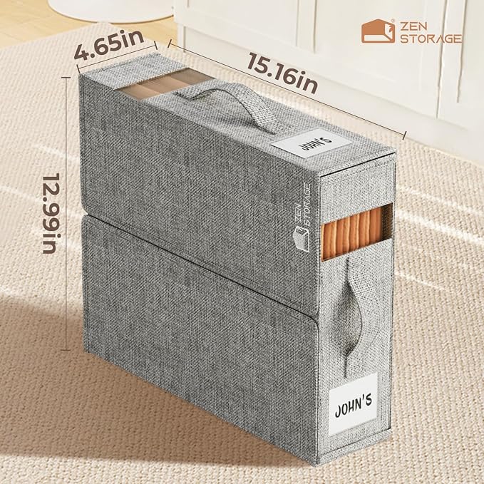 4Pack Sheet Organizers for Linen Closet - Image 3