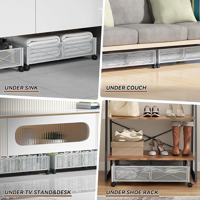 PHINOX Under Bed Storage, Under the Bed Storage Containers - Image 6