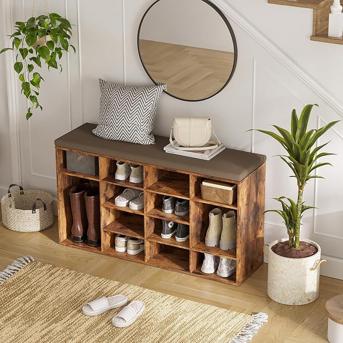 DINZI LVJ Shoe Storage Bench - Image 2