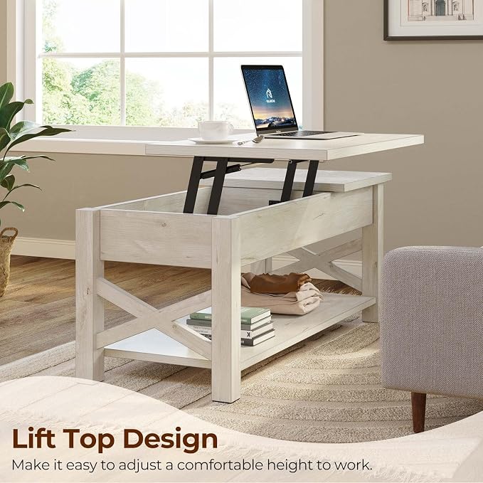 Rolanstar 47.2" Lift Top Coffee Table - Image 4