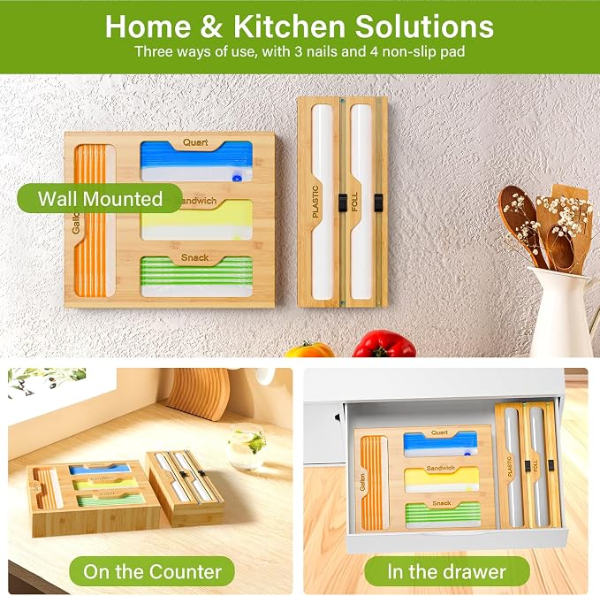 Bamboo Bag Storage Organizer - Image 8