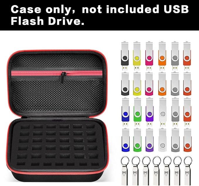 USB Flash Drive Case 37 Slots SD Cards Thumb Drive Memory Card Holder SD SDXC - Image 3