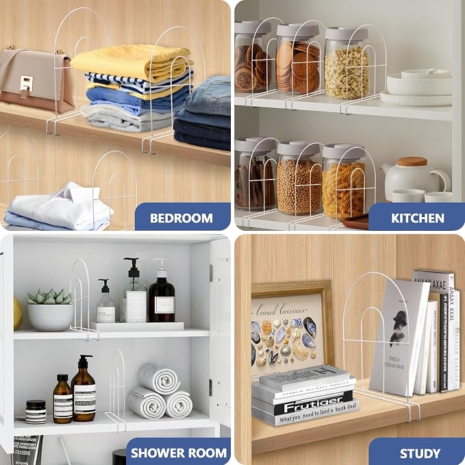 4-Pack 12" Tall Shelf Dividers - Image 7