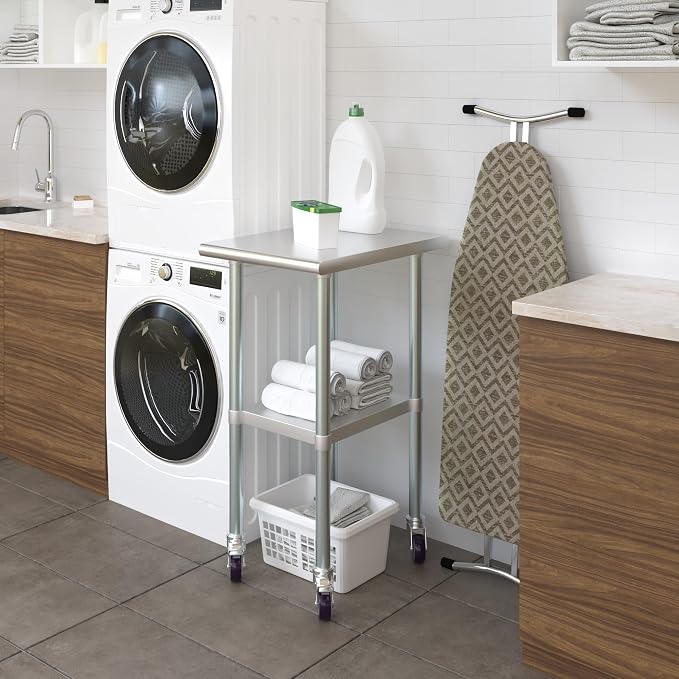 AmGood 18" Long x 24" Deep Stainless Steel Table - Image 6