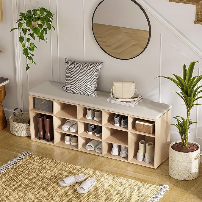 DINZI LVJ Shoe Storage Bench - Image 2
