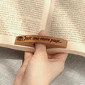 Wooden Book Page Holders for Reading by JUBOPE