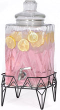Glacial Ice Design Glass Beverage Dispenser by RedfernHomeHealth
