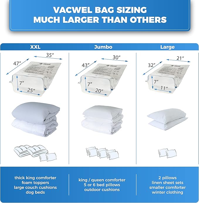3-Pack XXL, Vacuum Storage Bags, Space Saver Bags - Image 2