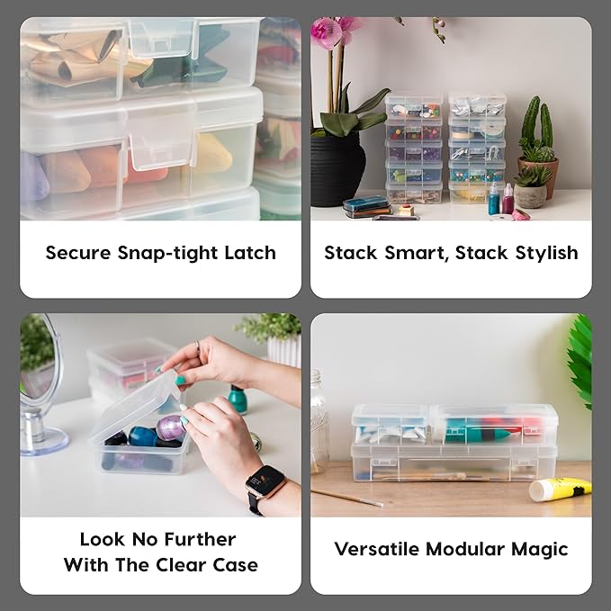 IRIS USA Pencil Case Box Storage Container - Image 3