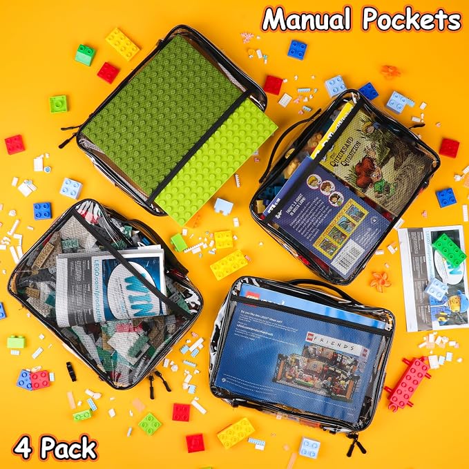 4 Pack Toy Storage Organizer Bag - Image 8