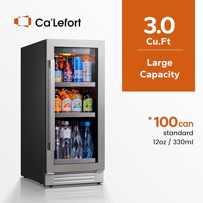 Ca'Lefort 15 Inch Beverage Refrigerator - Image 4