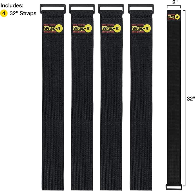 Super-Stretch Wrap-It Storage Straps, 32-in x 2-in - Image 3